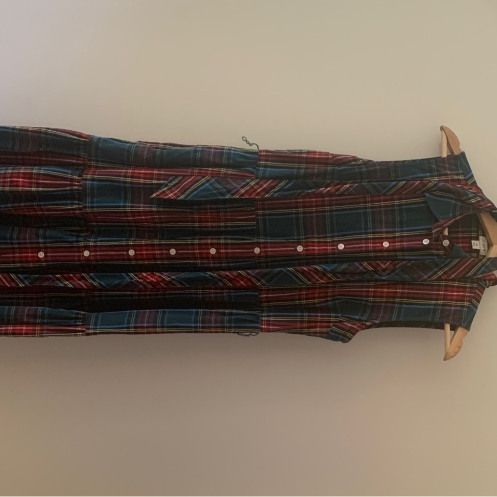 J. Crew Multicolor Plaid Dress size 6